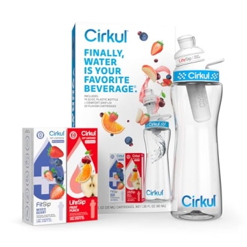 Cirkul 22oz BPA-Free Water Bottle Starter Kit