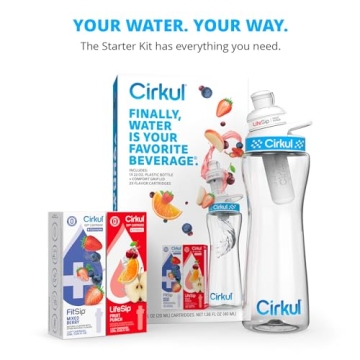 Cirkul 22oz BPA-Free Water Bottle Starter Kit