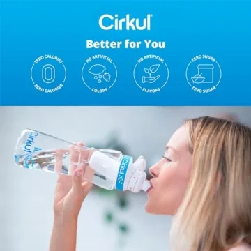 Cirkul 22oz BPA-Free Water Bottle Starter Kit