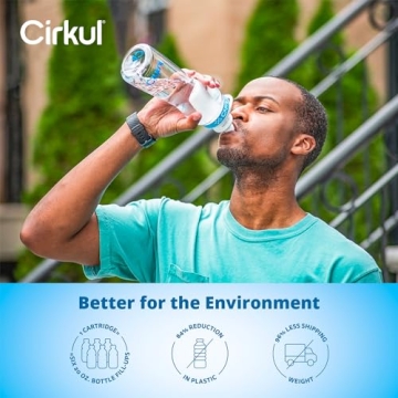Cirkul 22oz BPA-Free Water Bottle Starter Kit