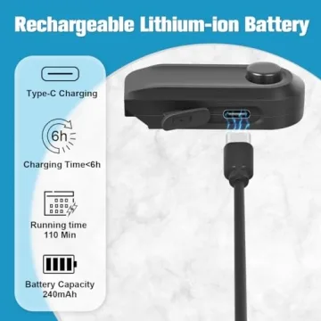 FUNTECK Universal Vacuum Dust Display LED Light for Clean Homes