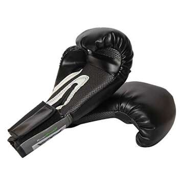 Everlast Pro Style Training Gloves (Black, 16 oz.)