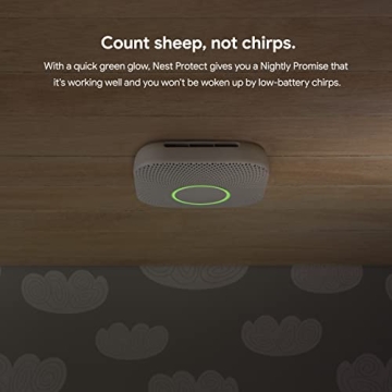 Nest Protect Battery Smoke and CO Detector - White