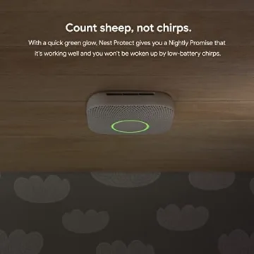 Nest Protect Battery Smoke and CO Detector - White