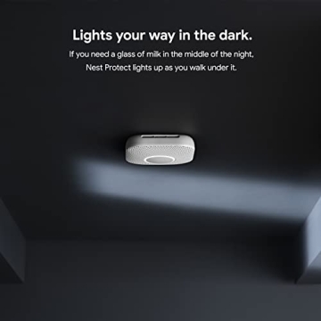 Nest Protect Battery Smoke and CO Detector - White