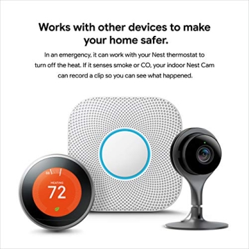 Nest Protect Battery Smoke and CO Detector - White