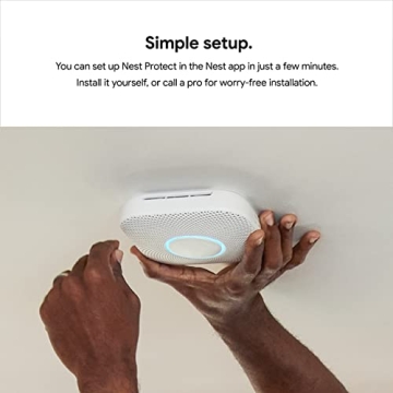 Nest Protect Battery Smoke and CO Detector - White
