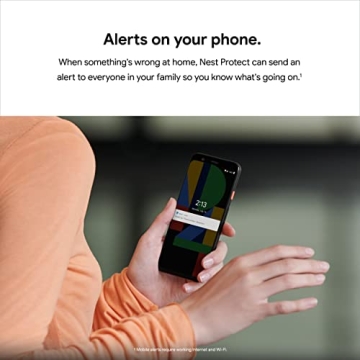 Nest Protect Battery Smoke and CO Detector - White