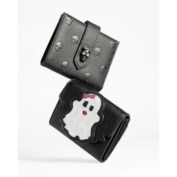 Betsey Johnson Skullicious Bifold Wallet for Stylish Girls