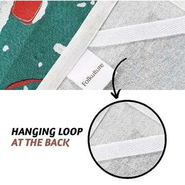 Folkulture Christmas Kitchen Towels Set of 3 - Perfect Gift Idea