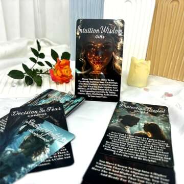 Healing Oracle Cards Deck, Oracle Cards Set, Oracle Cards for Beginners, Self-Healing Tool, That Helps You Discover What Needs to Shift Or Release for Your Highest Good!