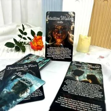 Healing Oracle Cards Deck, Oracle Cards Set, Oracle Cards for Beginners, Self-Healing Tool, That Helps You Discover What Needs to Shift Or Release for Your Highest Good!