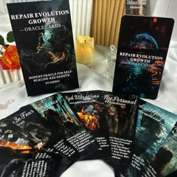 Healing Oracle Cards Deck, Oracle Cards Set, Oracle Cards for Beginners, Self-Healing Tool, That Helps You Discover What Needs to Shift Or Release for Your Highest Good!