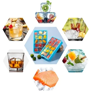 Durable Silicone Ice Cube Trays for Effortless Ice-Making