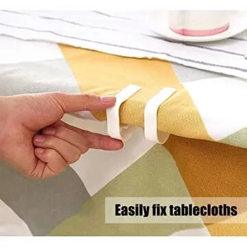 Andiker Tablecloth Clips 12pcs for Outdoor Events