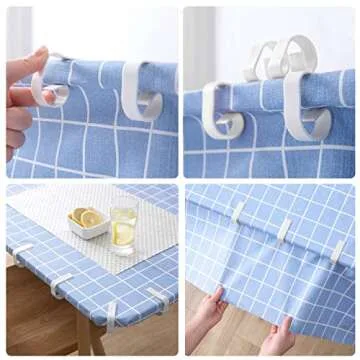 Andiker Tablecloth Clips 12pcs for Outdoor Events