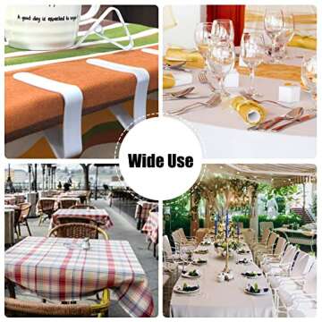 Andiker Tablecloth Clips 12pcs for Outdoor Events