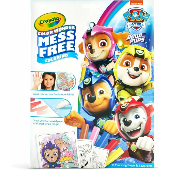Paw Patrol Aqua Pups Coloring Set for Kids