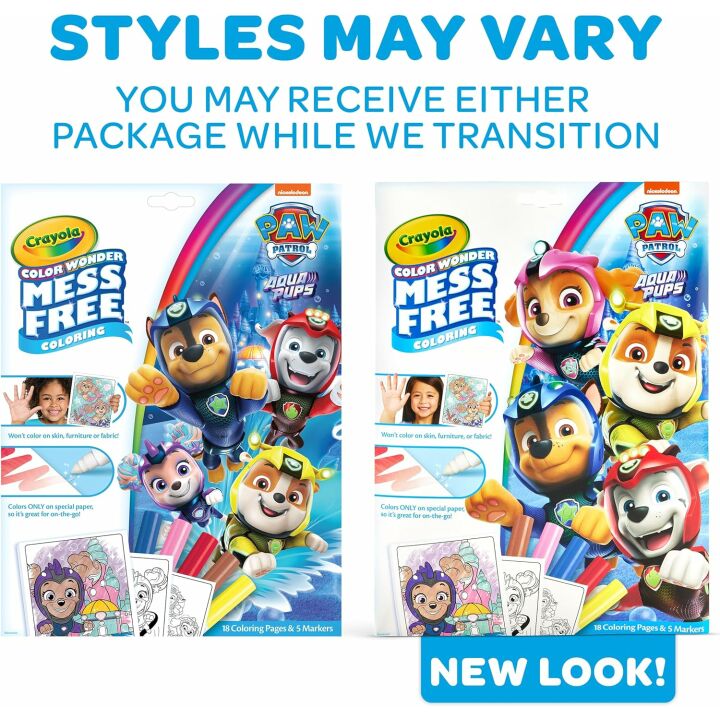 Paw Patrol Aqua Pups Coloring Set for Kids