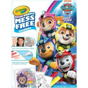 Paw Patrol Aqua Pups Coloring Set for Kids