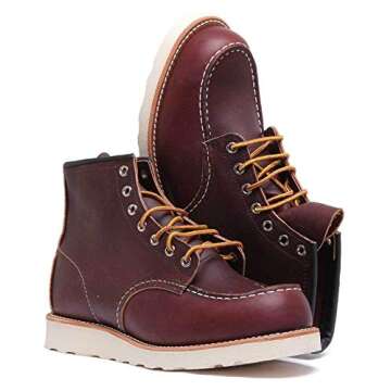 Red Wing Heritage Men's Classic Work 6-Inch Moc Toe Boot,Brown,12 D US