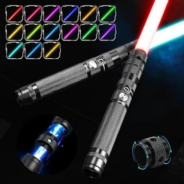 Skirfy 2 Pack Lightsabers – Rechargeable Fun for All Ages