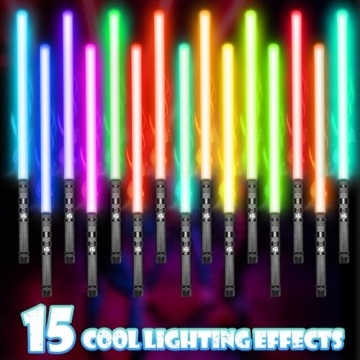 Skirfy Lightsabers with Sounds and Colors for All Ages