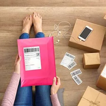 UCGOU Poly Mailers 10x13 Inch Hot Pink 100 Pack Shipping Bags #4 Strong Mailing Envelopes Boutique Packaging Postal Self Seal Adhesive Waterproof and Tear Proof Small Business for Clothes Books