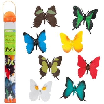Diverse Butterfly Collection Toob - Educational Butterfly Figurines