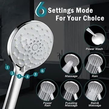 Buy PinWin Shower Head with Adjustable Extension Arm