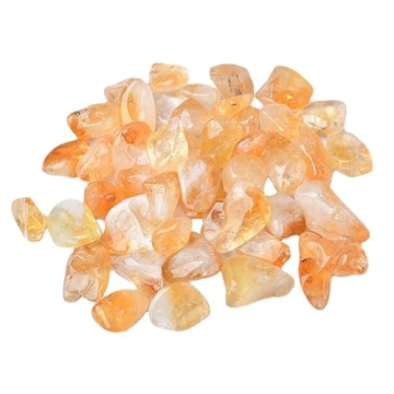 Set of 3 Beautiful Citrine Stones Gemstones Crystals