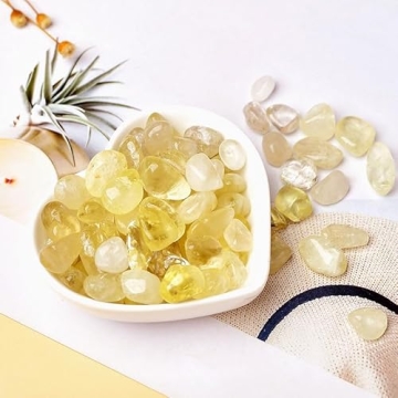 Set of 3 Beautiful Citrine Stones Gemstones Crystals