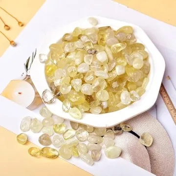 Set of 3 Beautiful Citrine Stones Gemstones Crystals