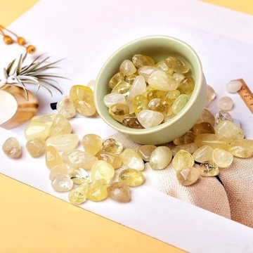 Set of 3 Beautiful Citrine Stones Gemstones Crystals