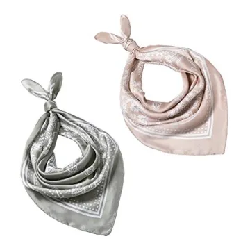 Yeaplike Satin Square Scarves for Women - Versatile Fashion