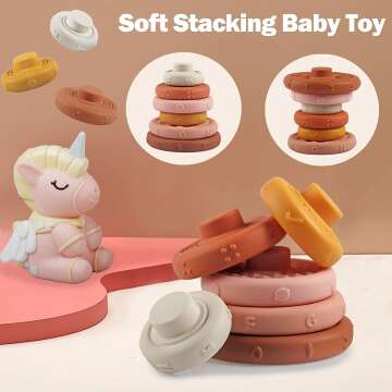 Montessori Stacking Toys for 6-18 Months Baby