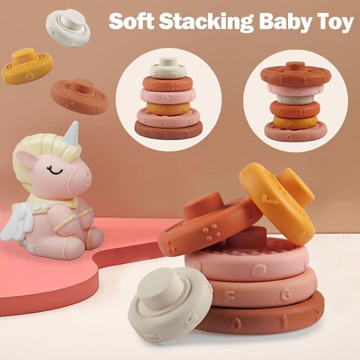 Montessori Stacking Toys for 6-18 Months Baby