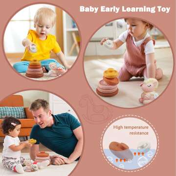 Montessori Stacking Toys for 6-18 Months Baby