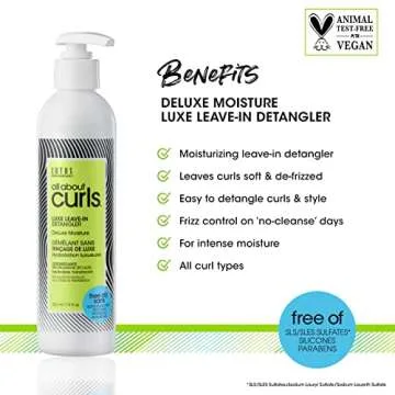 All About Curls Luxe Leave-In Detangler | Deluxe Moisture | Detangle, Moisturize, De-Frizz | All Cur...