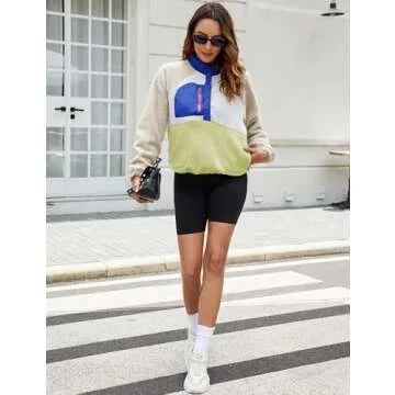 Warm & Stylish AMEBELLE Women’s Fleece Pullover Jacket