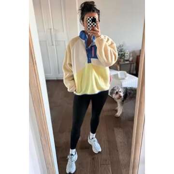 Warm & Stylish AMEBELLE Women’s Fleece Pullover Jacket