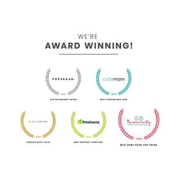 Delta Children Heartland Convertible Crib Bianca White