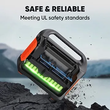 Jackery Portable Power Station Explorer 1500, 1534Wh Capacity with 3 x 110V/1800W Lightweight AC Outlets, Solar Generator, Non-gasoline for Home Use Backup, Emergency, RV Outdoor Off-Grid Camping