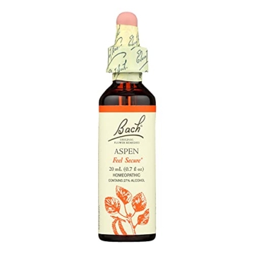 Bach Flower Remedies Aspen Essence - Natural Emotional Healer - 0.7 fl oz