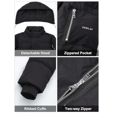 Orolay Men's Thickened Down Jacket Winter Essential