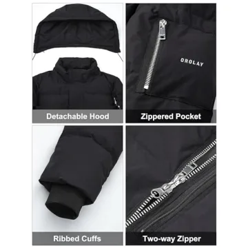 Orolay Men's Thickened Down Jacket Winter Essential