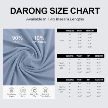 Darong Women's 2 Piece Lounge Set - Stylish and Comfy