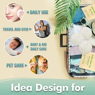 Wegreeco Reusable Makeup Remover Pads Eco-Friendly Soft