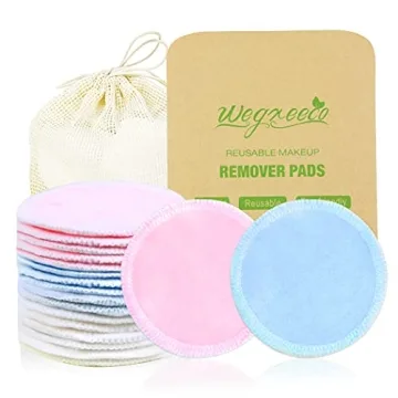 Wegreeco Reusable Makeup Remover Pads Eco-Friendly Soft