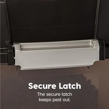 IRIS USA Elevated Dog Bowls with Airtight Storage